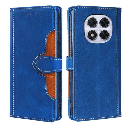 Funda de Cuero con Hebilla Magnética y Tacto Suave para Redmi Note 14 Pro 5G (Azul)