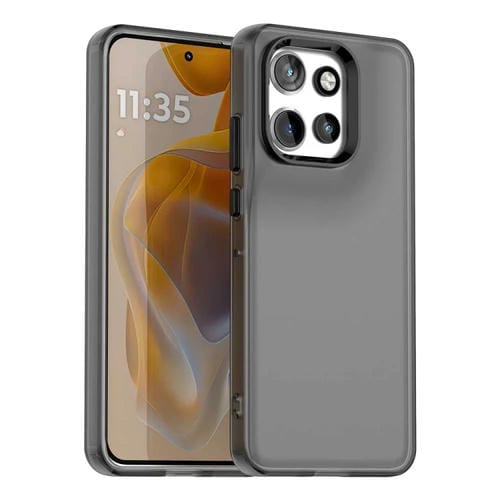 Funda Híbrida TPU a Prueba de Golpes para Motorola Moto S50 5G Candy PC (Negra)