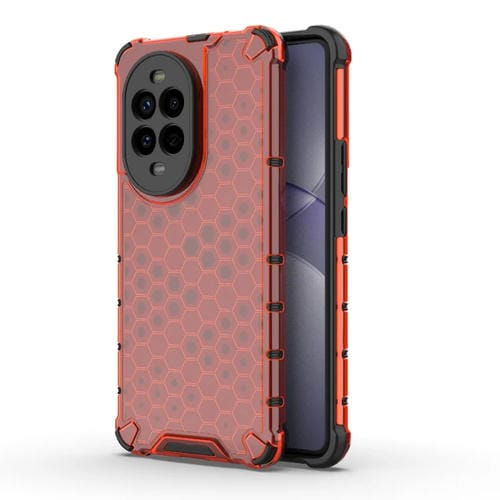 Funda para Teléfono Huawei Nova 13 Pro 5G a Prueba de Golpes con Diseño Panal de Abeja (Roja)