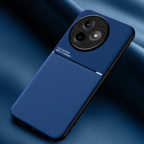 Funda híbrida de TPU y policarbonato con diseño de tira inclinable para Redmi K80 Ultra (azul)