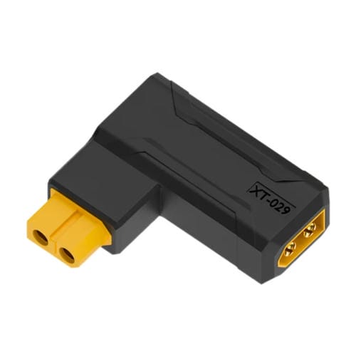 Adaptador de Intercambio Curva Lateral XT-029 XT60 Macho a XT60 Hembra