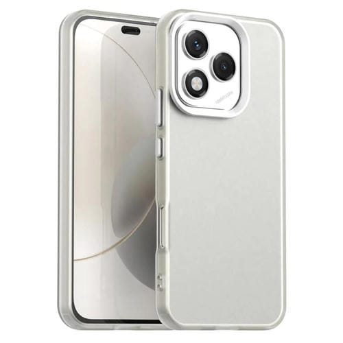 Funda híbrida de TPU y PC para Honor 400 Lite, a prueba de golpes, color blanco