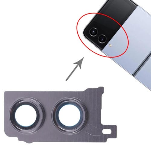 Housse d'objectif Samsung Galaxy Z Flip4 SM-F721B Caméra arrière (10 pièces) (Noir)