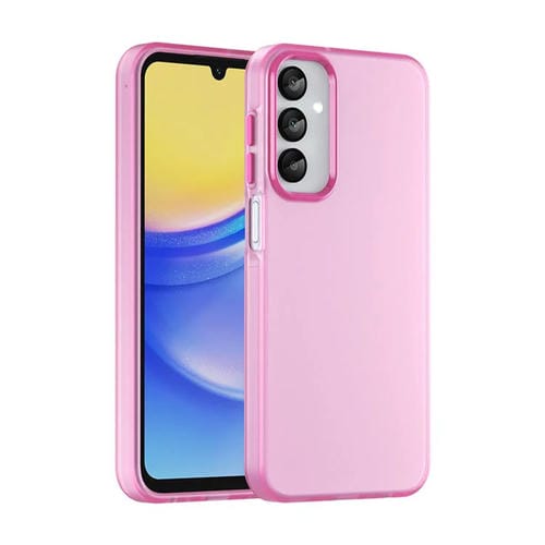 Funda híbrida TPU Samsung Galaxy A15 5G cobertura total (Rosa)