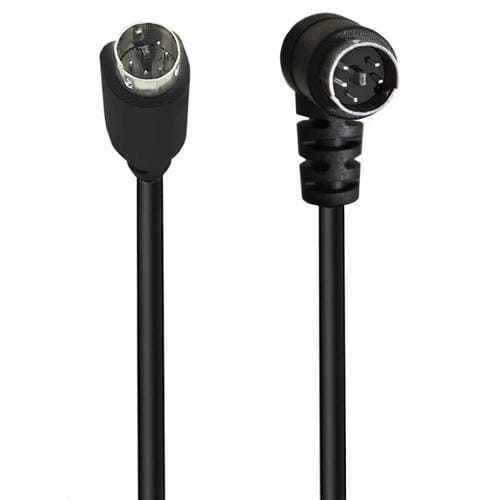 Cable de Audio/Video Mini Din 5 Pines 3 Metros Recto a Codo