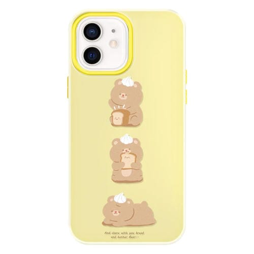 Funda híbrida TPU y Policarbonato iPhone 11 Tacto Sedoso (Amarillo)
