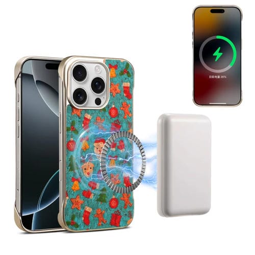 Funda para iPhone 16 Pro Max Denior A18 Paint Magsafe (Navidad)