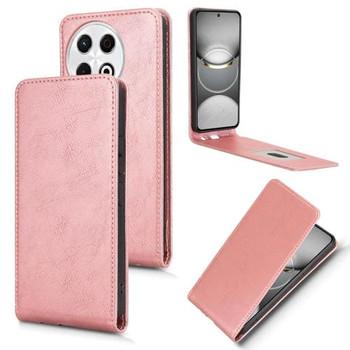 Funda de Cuero con Tapa Vertical Magnética Tecno Spark 30 Pro 4G (Oro Rosa)