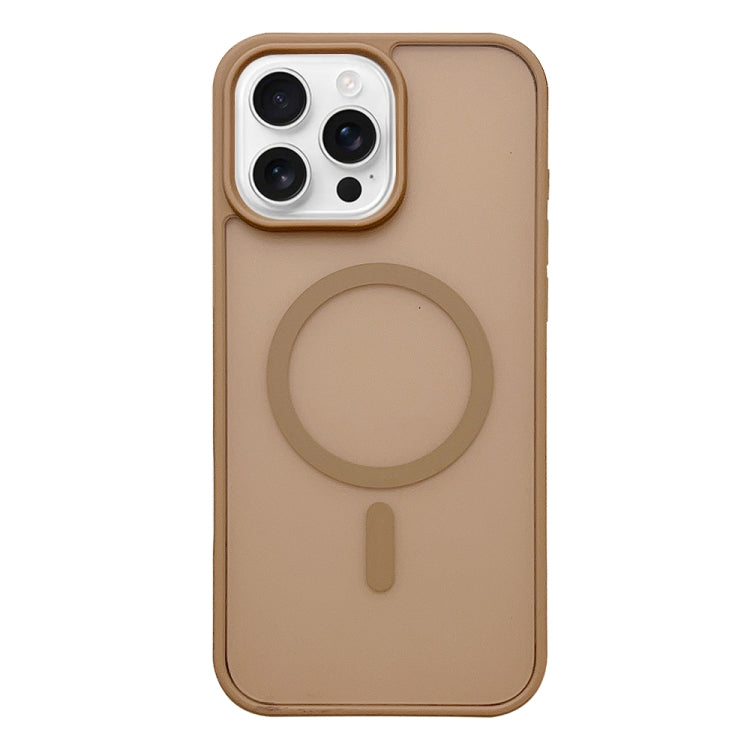 Funda para Teléfono Magsafe Frosted Skin Feel iPhone 16 Pro Max (Dorado del Desierto)