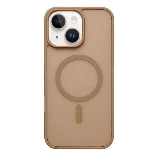 Funda para Teléfono Magsafe Frosted Skin Feel iPhone 15 Plus (Dorado del Desierto)