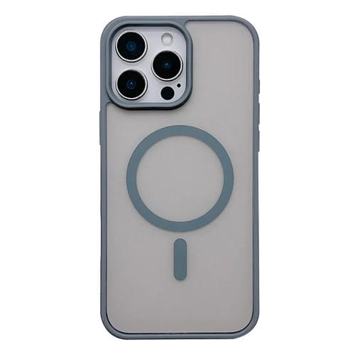 Funda para Teléfono Magsafe Frosted Skin Feel iPhone 14 Pro (Gris Titanio)