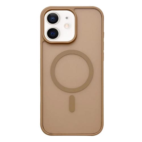 Funda para Teléfono Magsafe Frosted Skin Feel iPhone 12 (Dorado del Desierto)