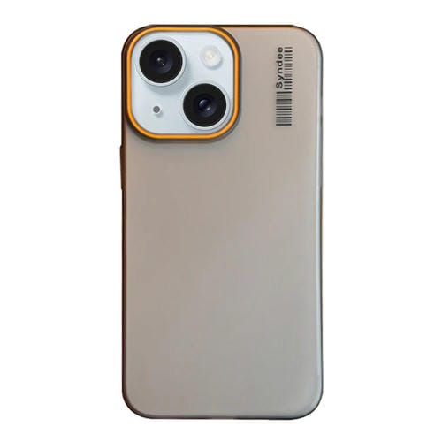 Funda para Teléfono PC Translúcida Tacto Piel Arena Suave iPhone 15 (Negra)