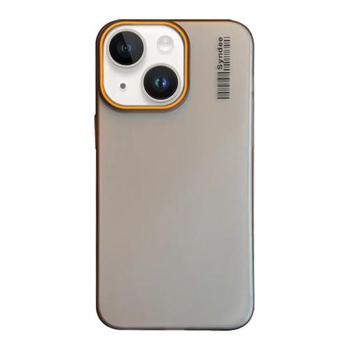 Funda para Teléfono PC Translúcida Tacto Piel Arena iPhone 14 (Negra)