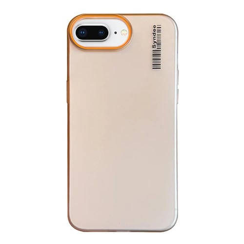 Funda de PC Translúcida Tacto Piel Arena Suave para iPhone 8 Plus/7 Plus (Dorado del Desierto)