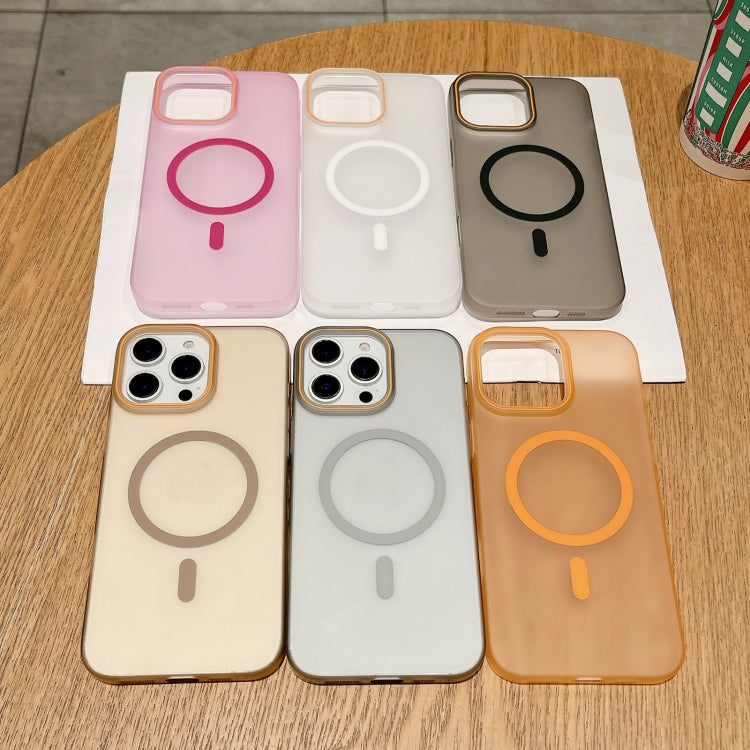 Funda para Teléfono PC con Imån Magsafe y Tacto Suave para iPhone 14 (Rosa)