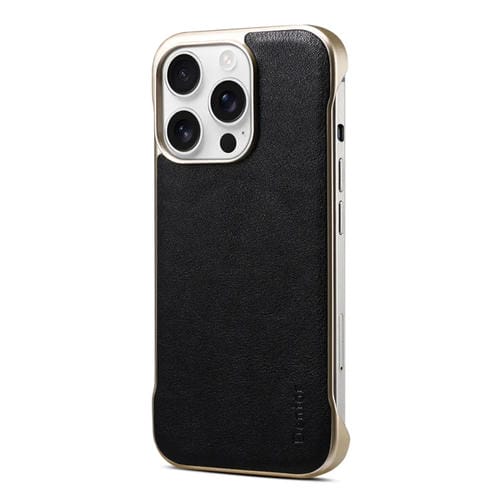 Funda para Teléfono Denior Magsafe Textura Piel Becerro Genuina iPhone 14 Pro (Negra)