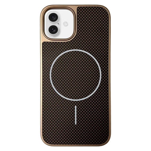 Funda para iPhone 16 TPU + PC Magsafe Serie Pita (Dorada)