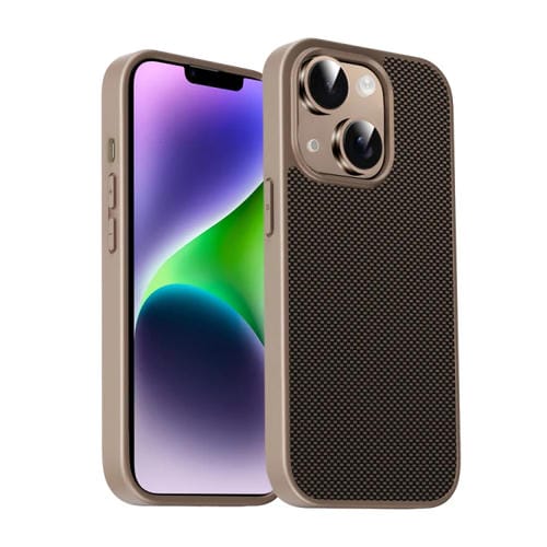 Funda para Teléfono TPU + PC Serie Pita iPhone 14 Plus (Dorada)