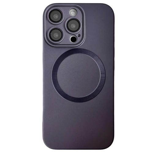 Funda para Teléfono TPU Magsafe Textura Cd Pintura Metalizada iPhone 13 Pro (Gris)