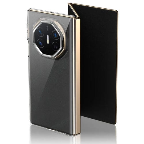 Funda Transparente Integrada Huawei Mate Xt Ultimate Design Plegable (Plateada)