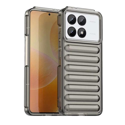 Funda para Teléfono Imd de Color Caramelo para la Serie Capsule de Redmi K70 Pro (Gris Transparente)