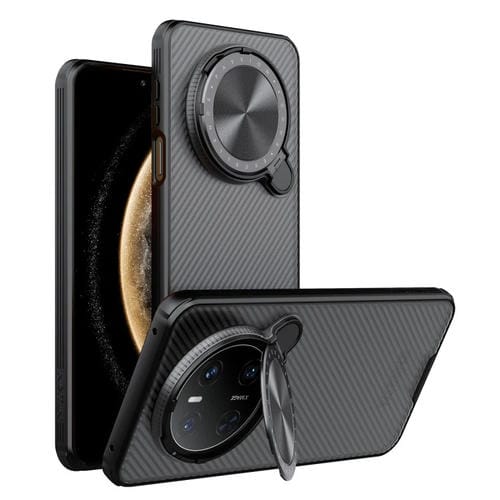 Funda PC Translúcida Nillkin Camshield Prop para Huawei Mate 70 (Negra)