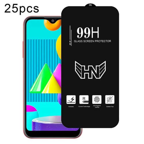 PelĂcula de Vidrio Templado Pantalla Completa Samsung Galaxy M01 con Arco Grande Aluminio (25 Piezas)