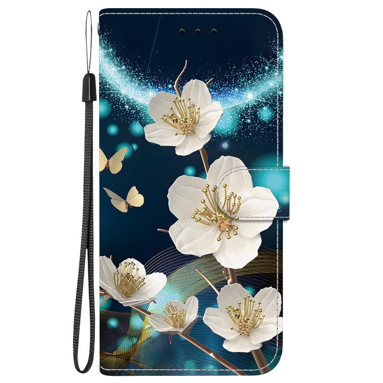 Funda de Cuero OnePlus Nord Ce4 5G con Dibujo de Colores y Textura de Cristal (Magnolia)