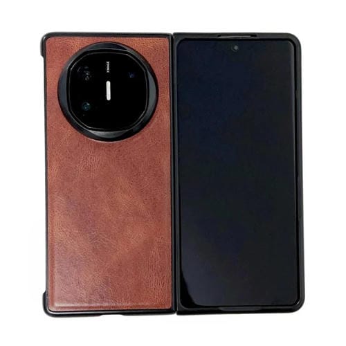 Funda para Teléfono Huawei Mate X6 Crazy Horse Texture Pu + PC (Roja)