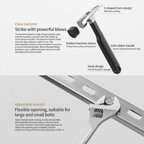 Gioco di Strumenti Elettrici Xiaomi Mijia (Nero)