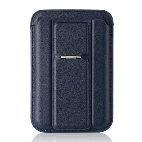 Bolsa para Tarjetas MagSafe Gran Capacidad con Soporte (Azul Oscuro)