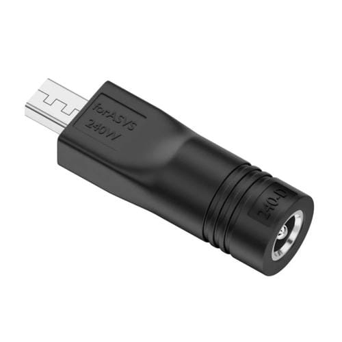 Adaptador de Carga para Computadora Portátil Asus 240 W con Puerto 5,5 x 2,5 mm a Puerto Cuadrado