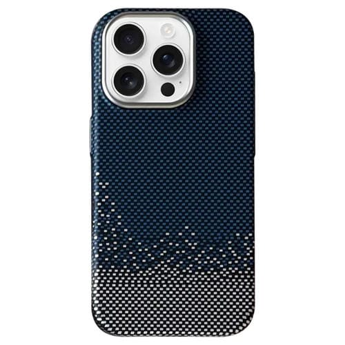 Estuche para Teléfono Magsafe iPhone 15 Pro Max Marco de Protección de Lente Metal (Azul Arena)