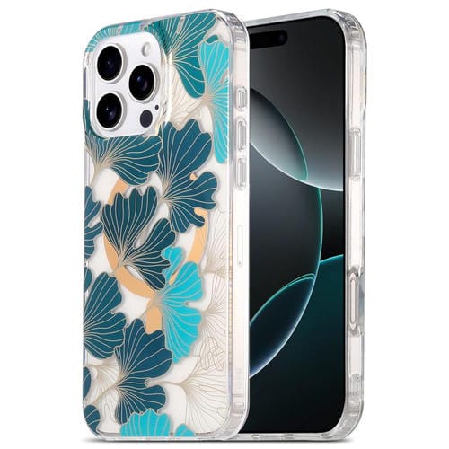 Funda para Teléfono iPhone 16 Pro Laminado Doble Cara Imd Magsafe (Hojas)