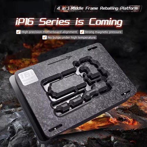 Plataforma de Reballing BGA Magnética 4 en 1 Qianli Apple iPhone 16