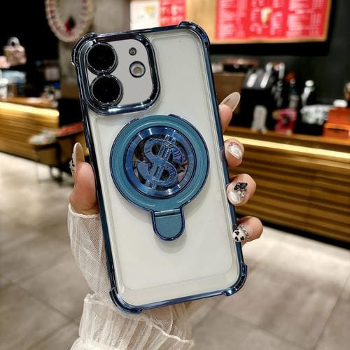 Funda para iPhone 11 Space Magsafe con Soporte para Lente (Azul)