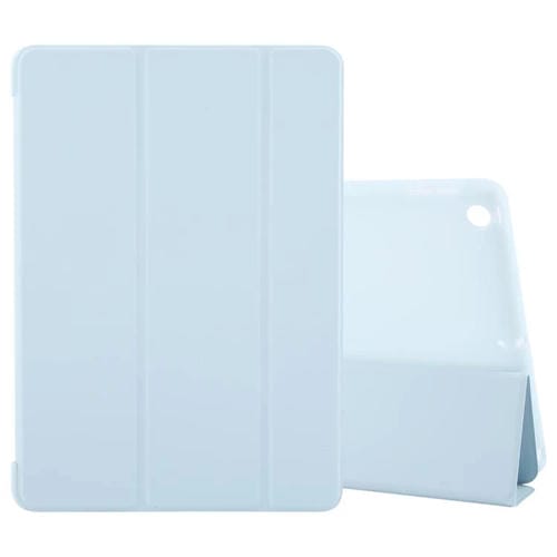 Funda de Cuero Gebei para iPad 10.2 2021/2020/2019 con Tapa a Prueba de Golpes y 3 Pliegues (Azul Cielo)