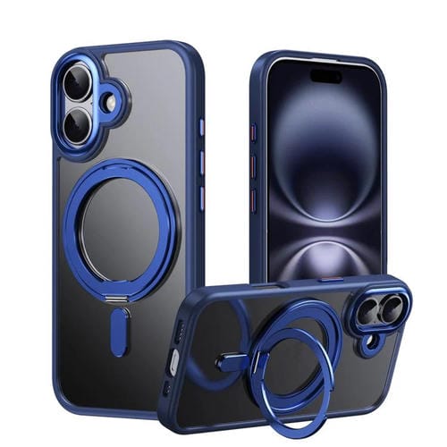 Funda magnética MagSafe de 360 grados para iPhone 17 (azul)