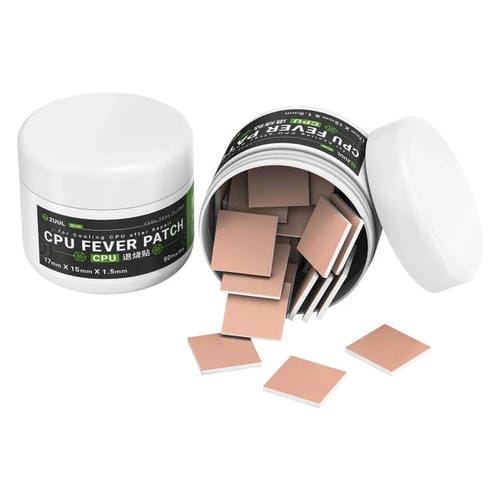 Almohadilla de Silicona Disipador de Calor CPU 2Uul SC09 (17x15x1.5mm)