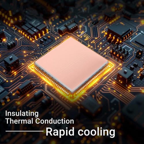 Almofada de Silicone Dissipador de Calor CPU 2Uul SC09 (17x15x1.5mm)