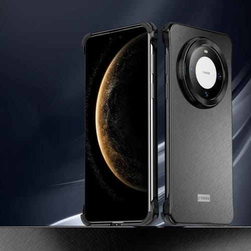 Funda de Metal Microesmerilado Huawei Mate 60 Pro para Teléfono (Negra)