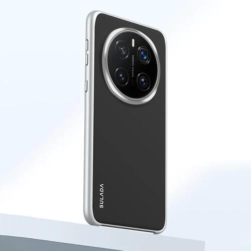 Funda para Teléfono Sulada Skin Feel Cuero Líquido a Prueba de Golpes para Honor Magic7 Pro (Negro)