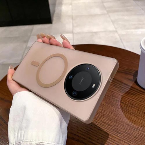 Funda para Teléfono Huawei Mate 60 Ice Fog Magsafe para PC (Dorada)