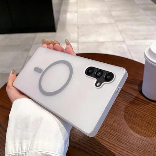 Funda para Teléfono Samsung Galaxy A15 5G Ice Fog Magsafe para PC (Gris Titanio)