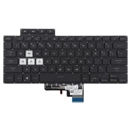 Backlit Keyboard Asus Tuf Air Fx516 Fx516P Fx516Pr Fx516Pm Fa516 (Black) (USA Version)