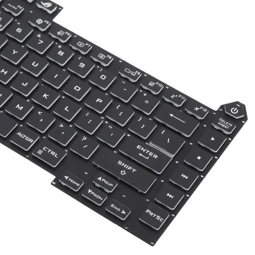 Clavier rétroéclairé Asus Rog Strix G15 G513 G513Q G513Qm G513Qy G533 (Noir) Version USA