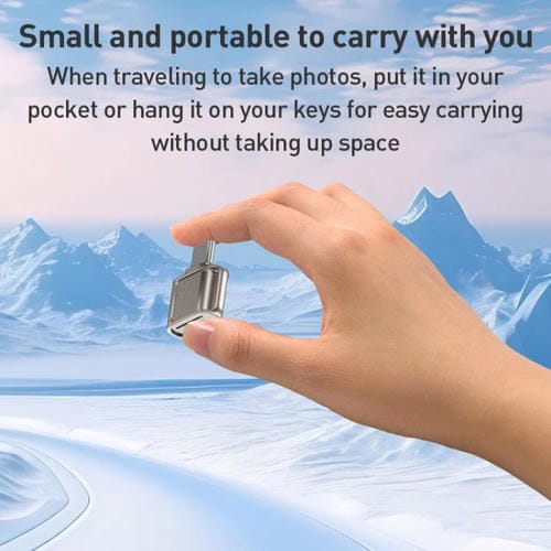 Lector de Tarjetas Mini Tipo C 3.0 a TF (Dorado Claro) de Alta Velocidad