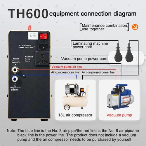 Universal Qianli Th600 Laminating and Pressing Machine Curved and Straight LCD Screens for Phones USA Plug