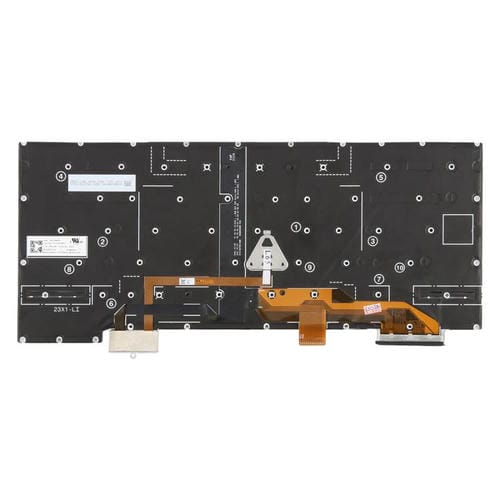 Clavier rétroéclairé Lenovo Thinkpad X1C X1 Carbon Gen12 Version USA (Noir)